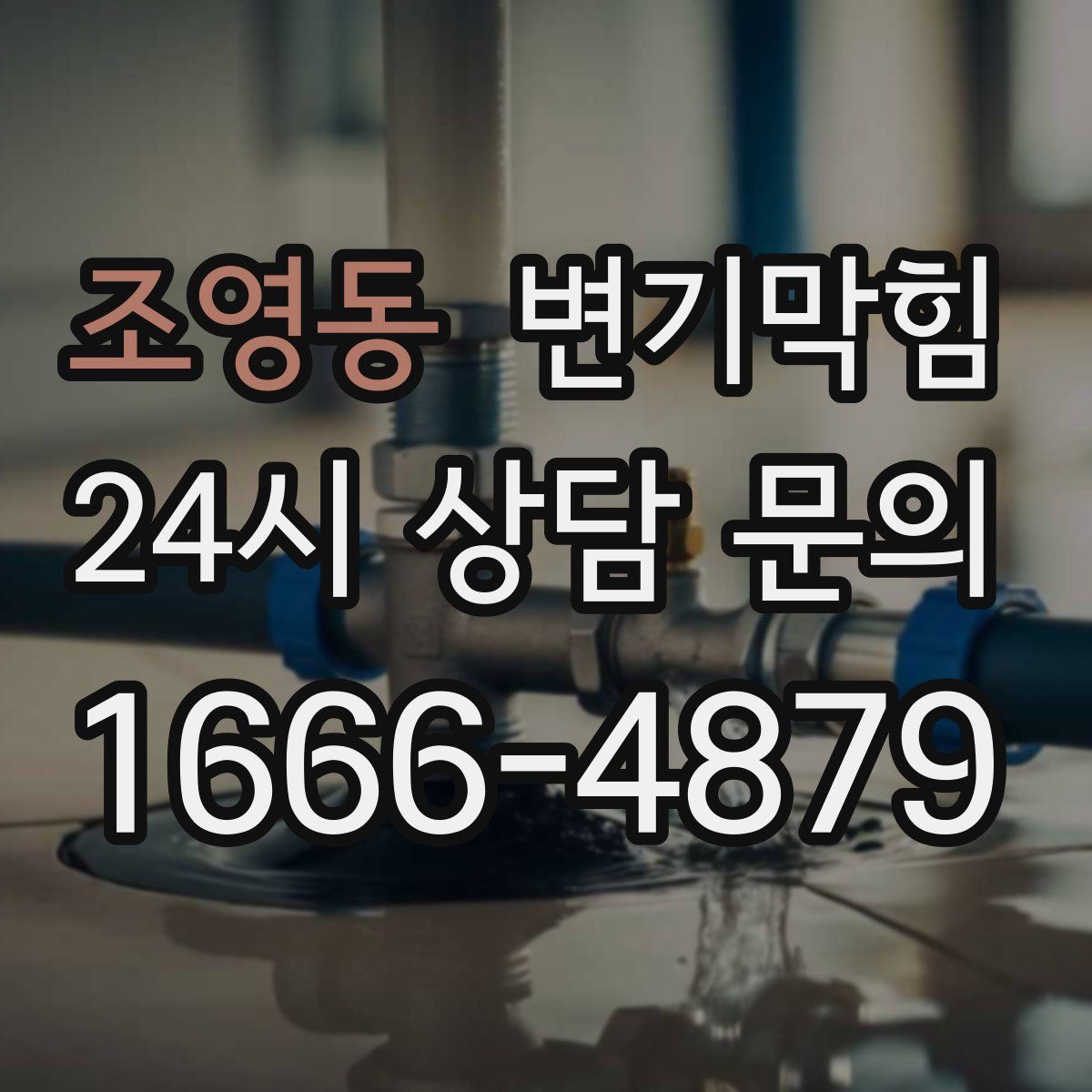 조영동 변기막힘
