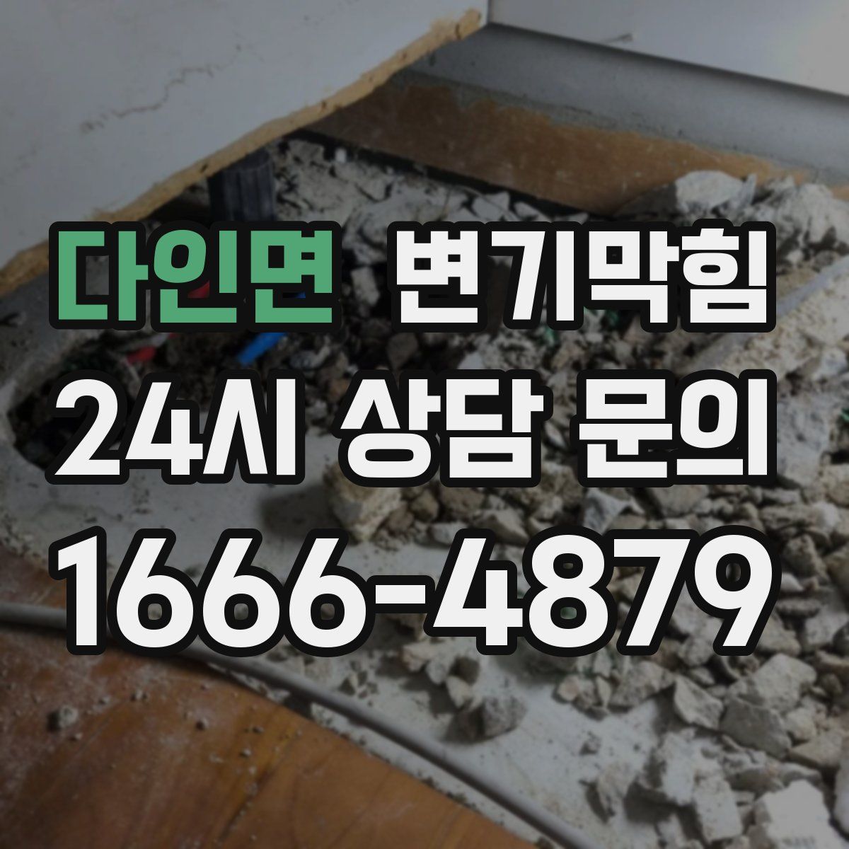 다인면 변기막힘