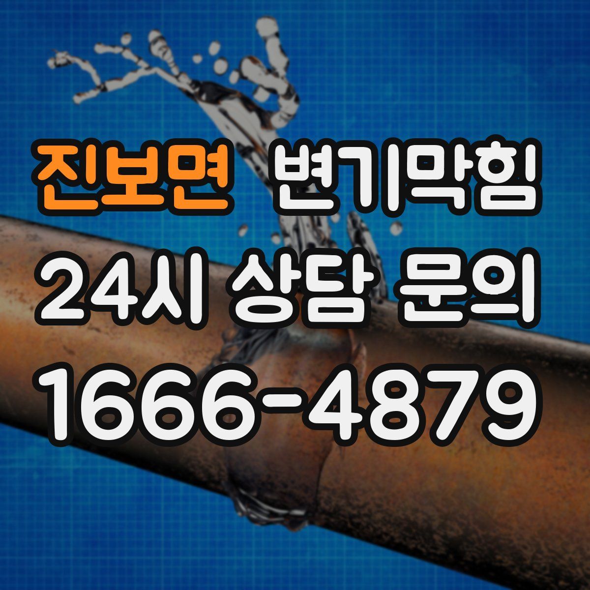 진보면 변기막힘