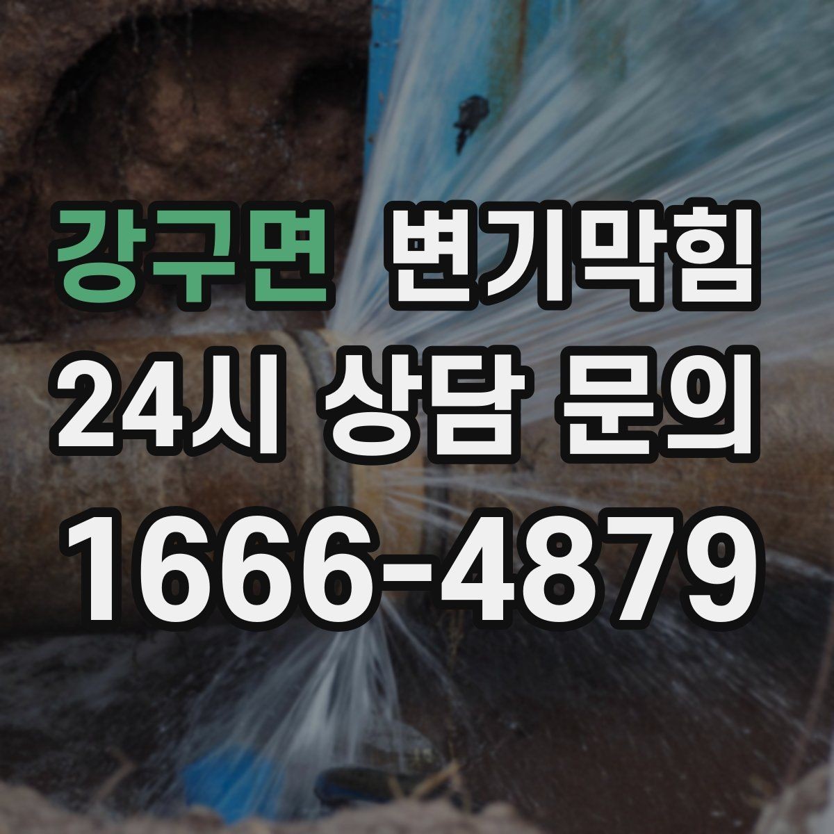 강구면 변기막힘 카페 배수구막힘 오픈 전 30분