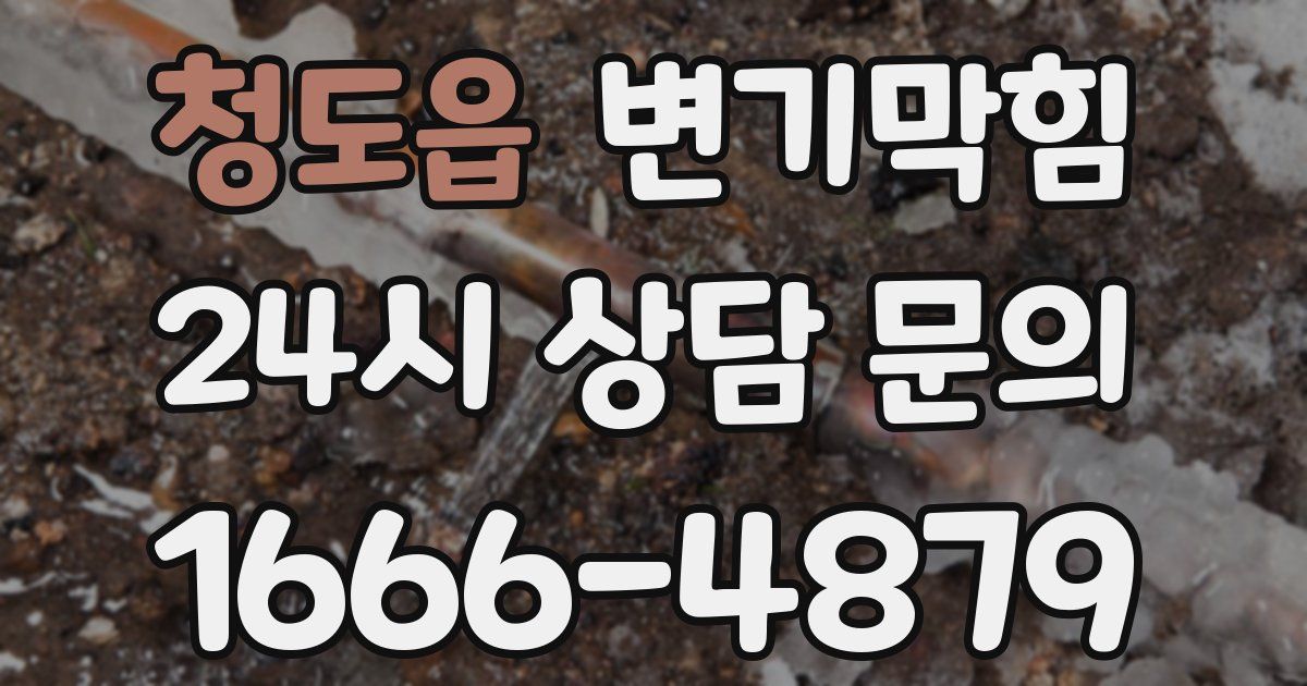 청도읍 변기