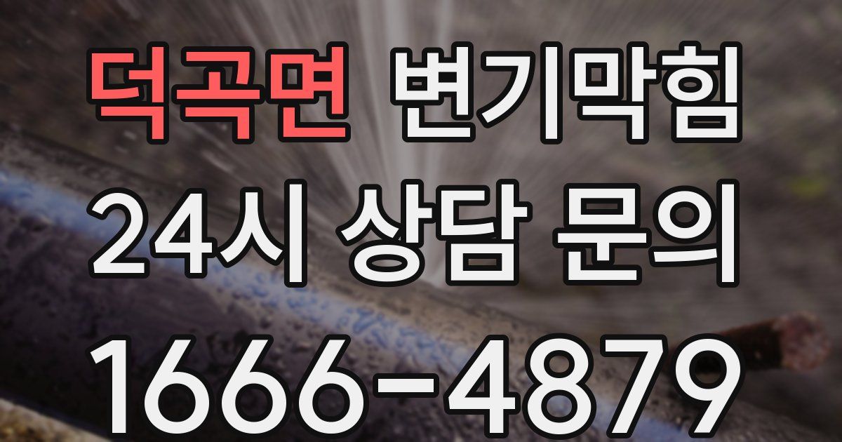 덕곡면 변기