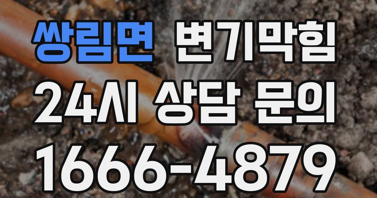 쌍림면 변기