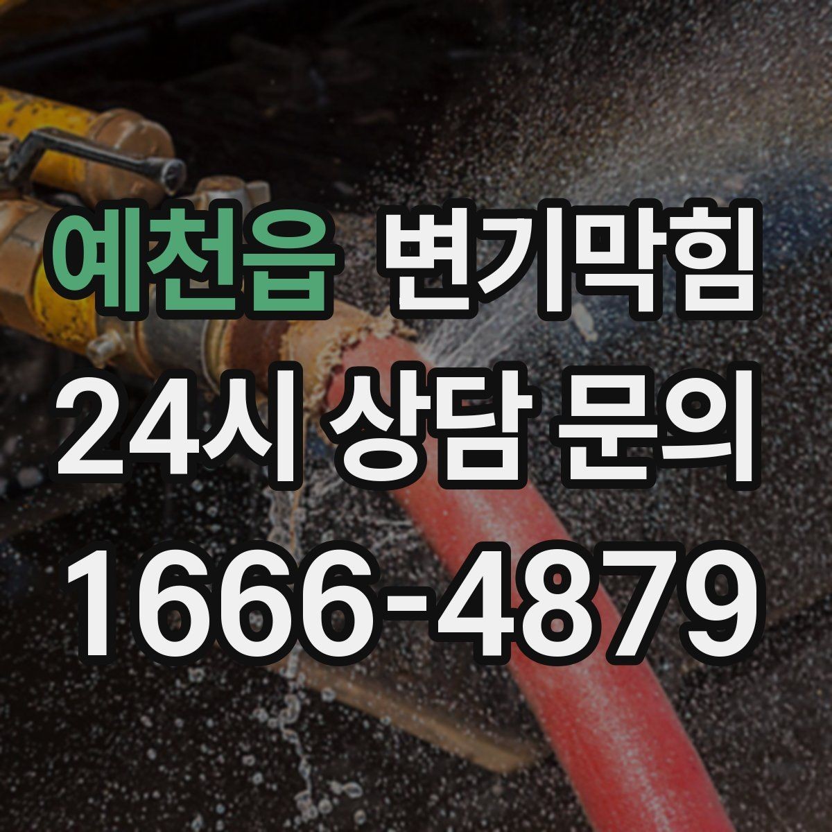 예천읍 변기막힘 아파트 화장실역류 우수 유입 차단