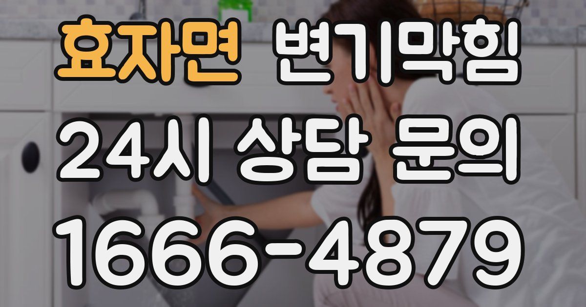 효자면 변기