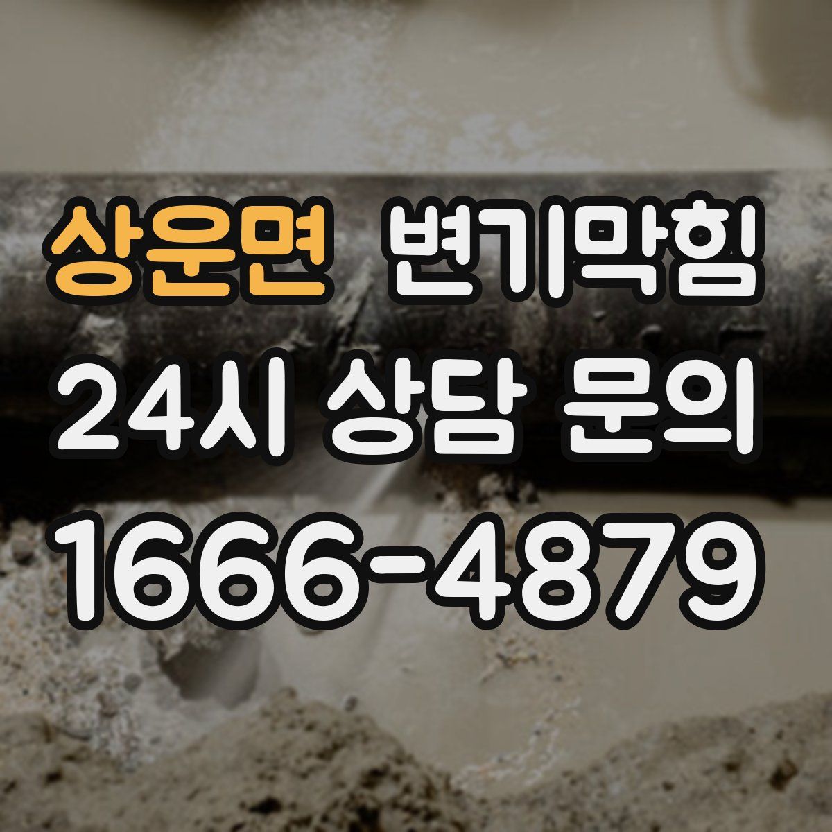 상운면 변기막힘