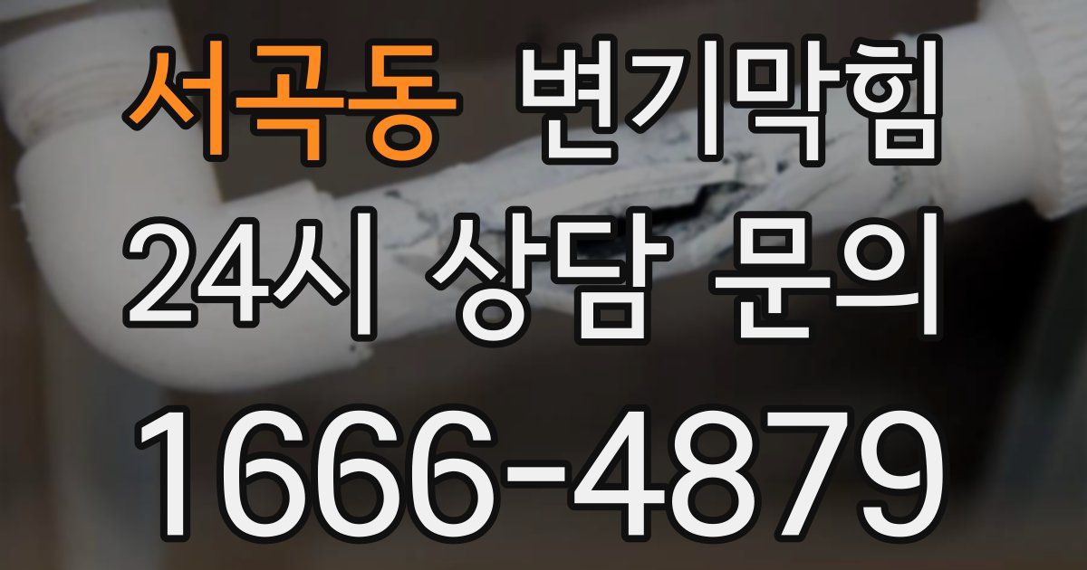 서곡동 변기