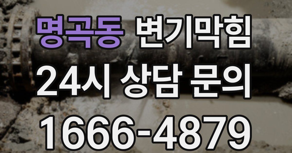 명곡동 변기