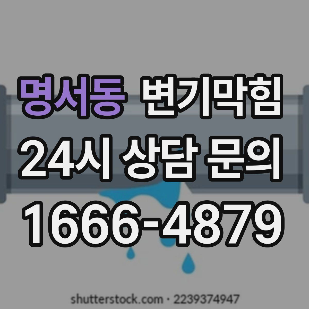 명서동 변기막힘 카페 화장실역류 저녁 손님 전 마감