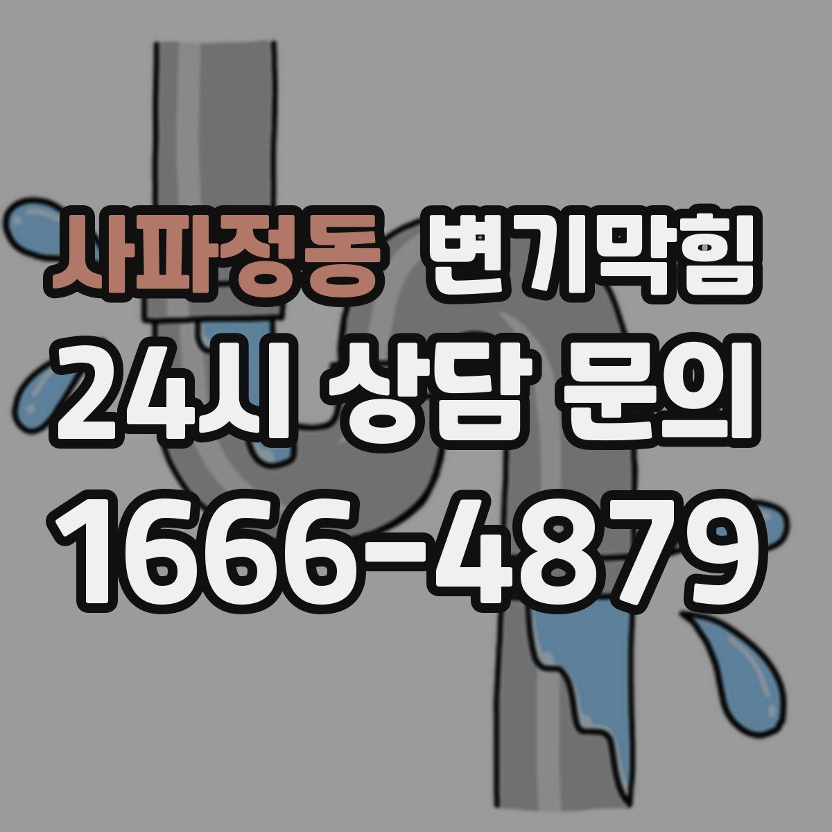 사파정동 변기막힘