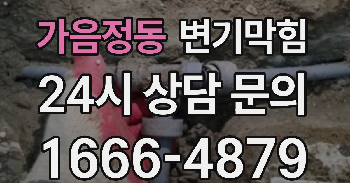 가음정동 변기