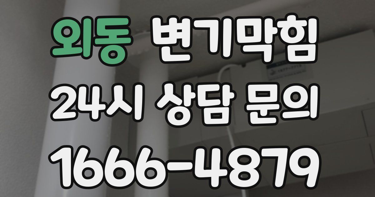 외동 변기