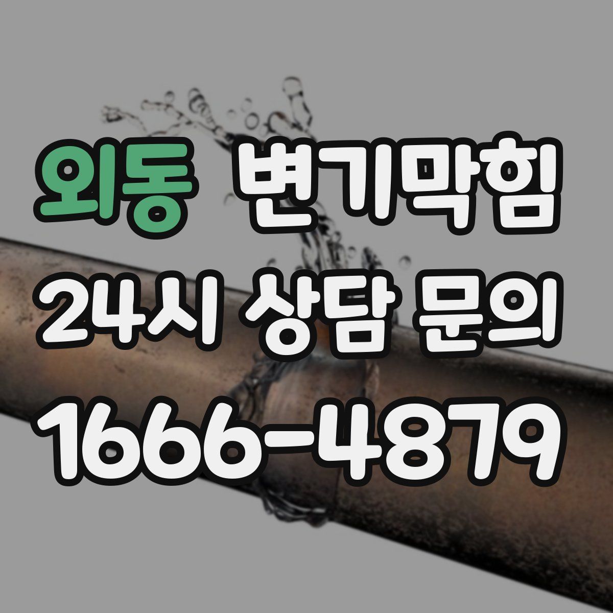 외동 변기막힘