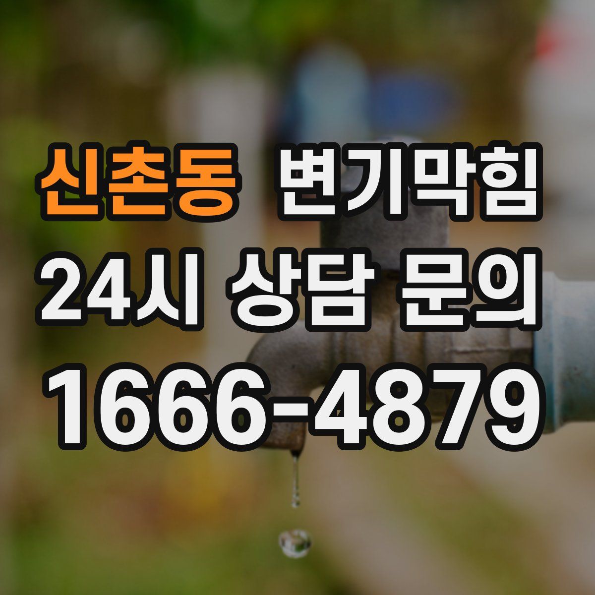신촌동 변기막힘