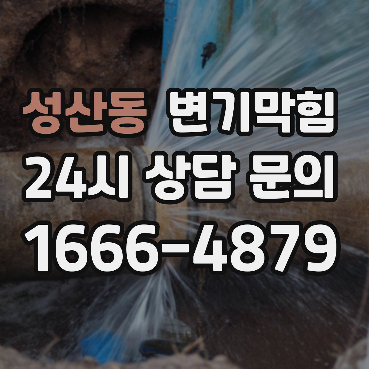 성산동 변기막힘