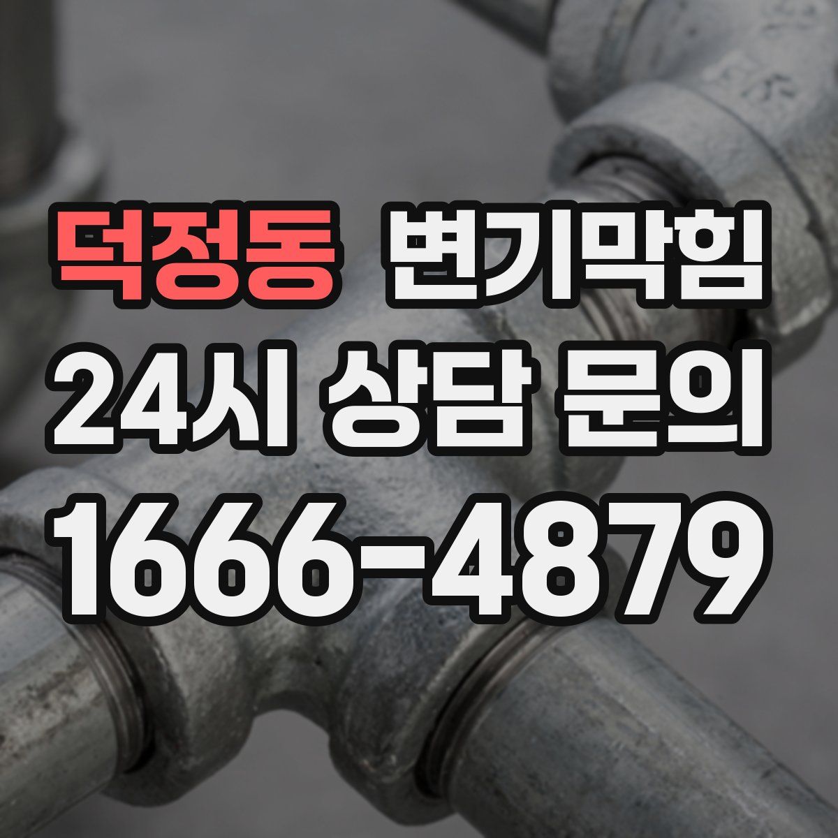 덕정동 변기막힘