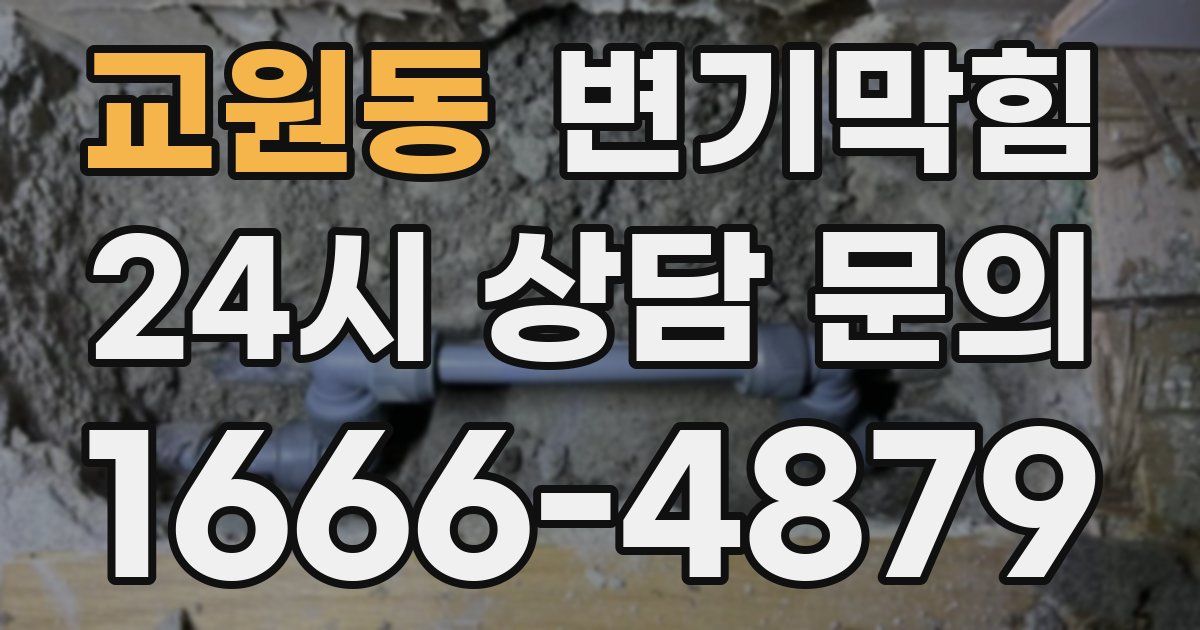 교원동 변기