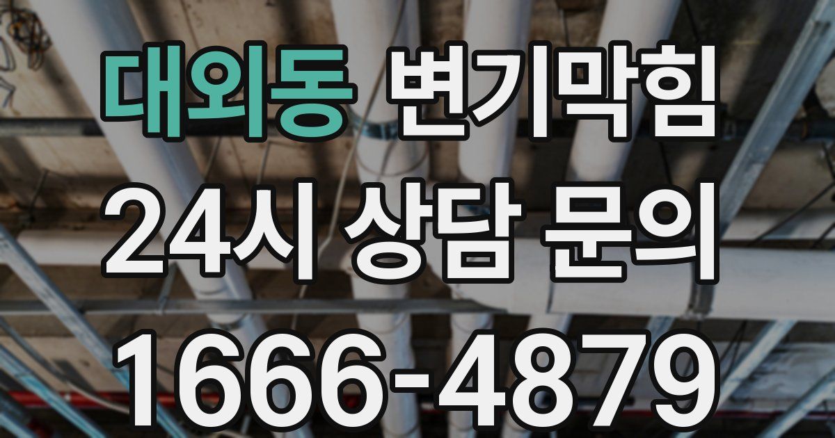 대외동 변기