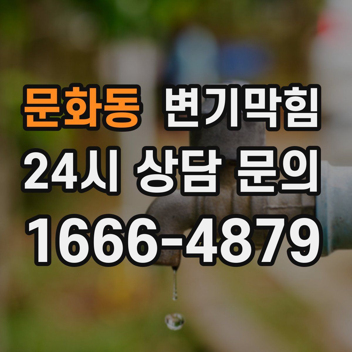 문화동 변기막힘