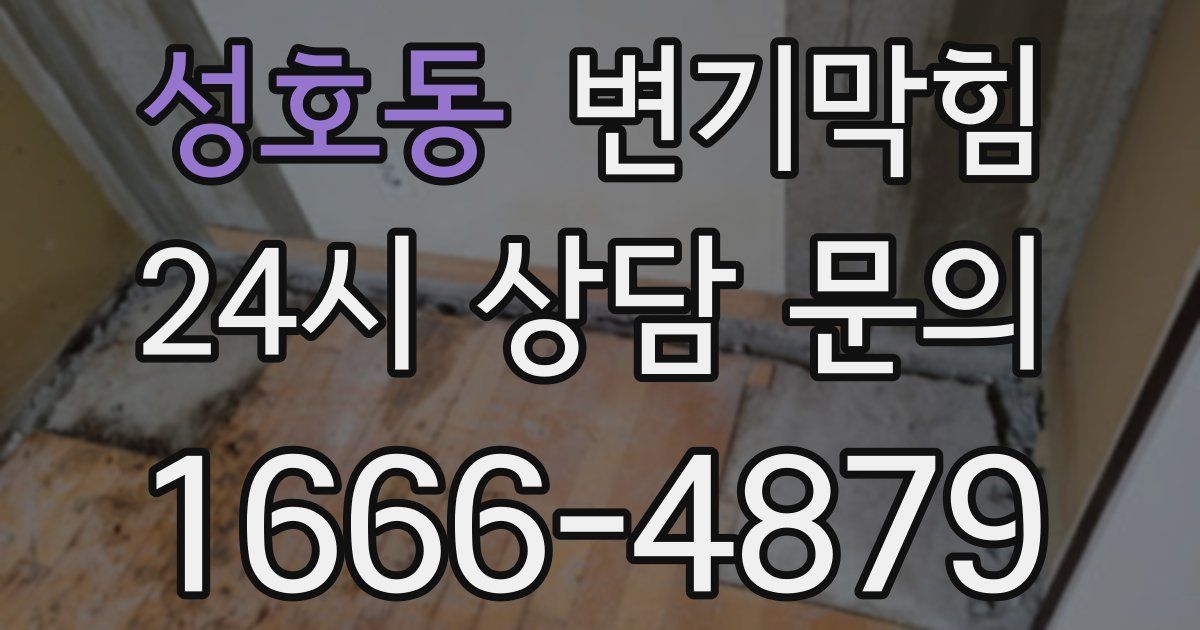 성호동 변기