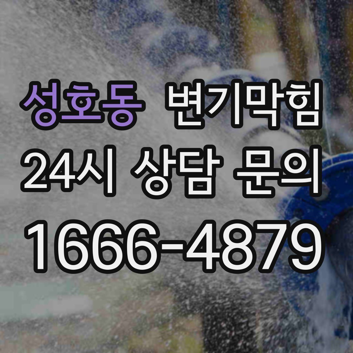 성호동 변기막힘
