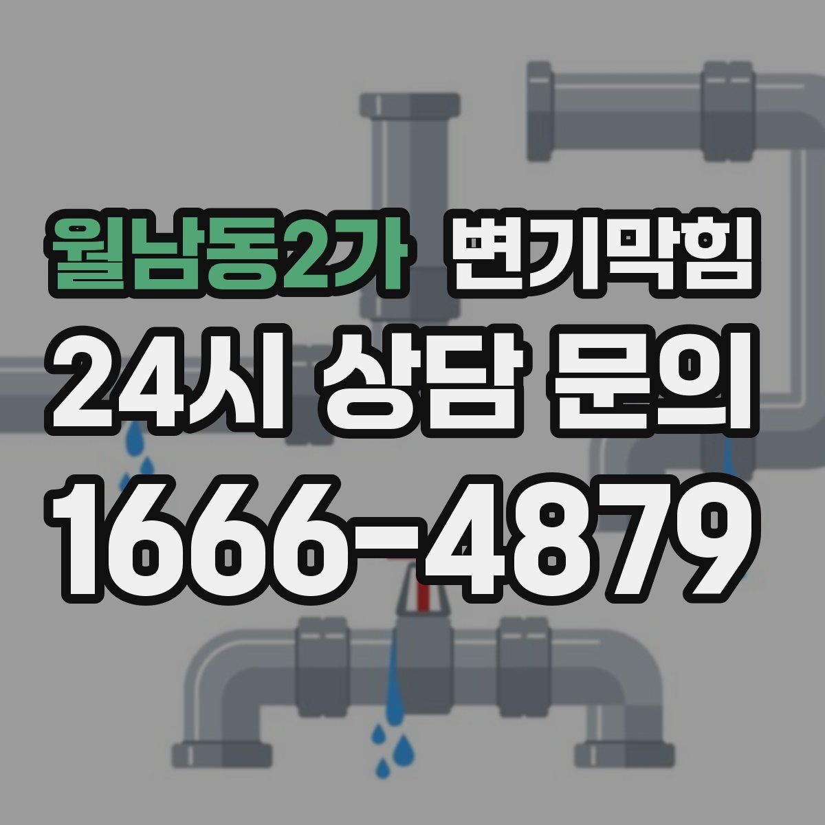 월남동2가 변기막힘