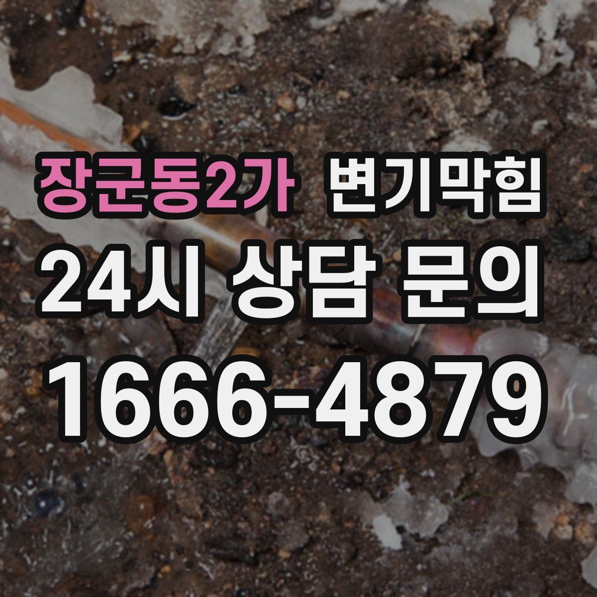 장군동2가 변기막힘