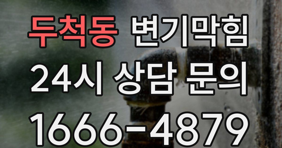 두척동 변기