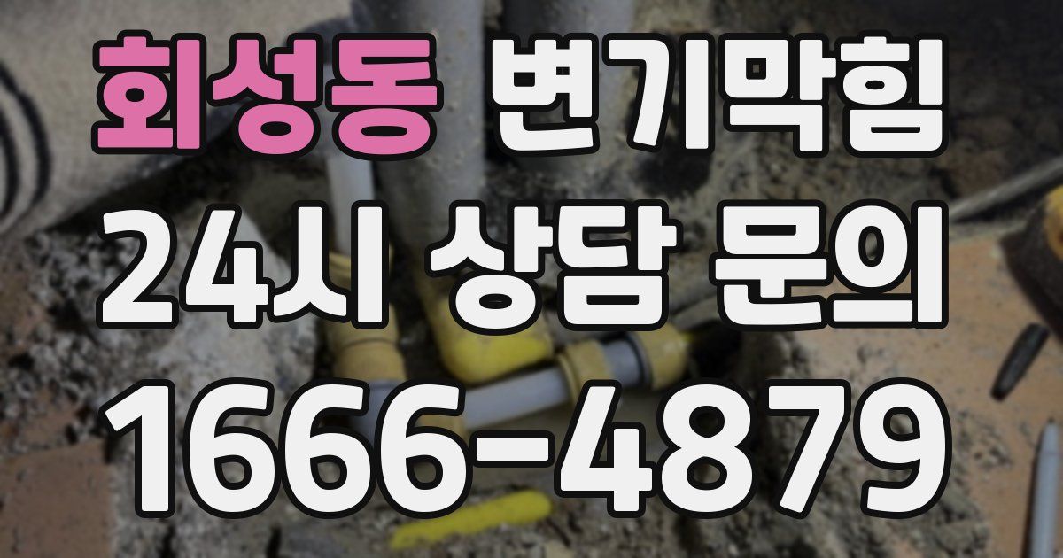 회성동 변기