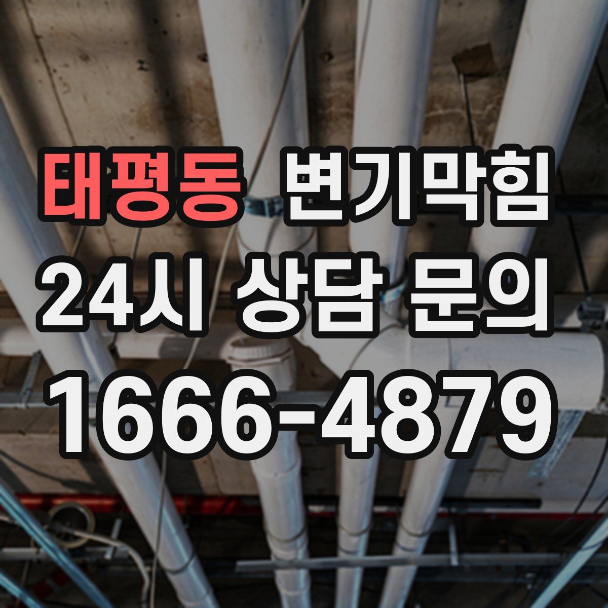 태평동 변기막힘