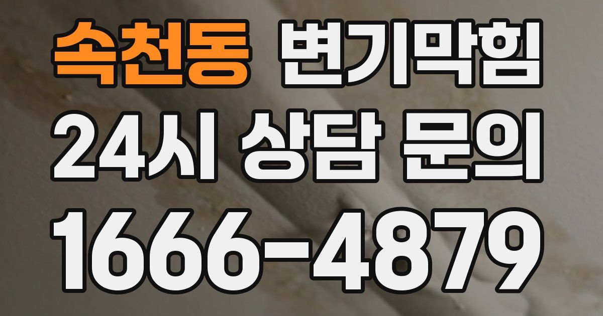 속천동 변기