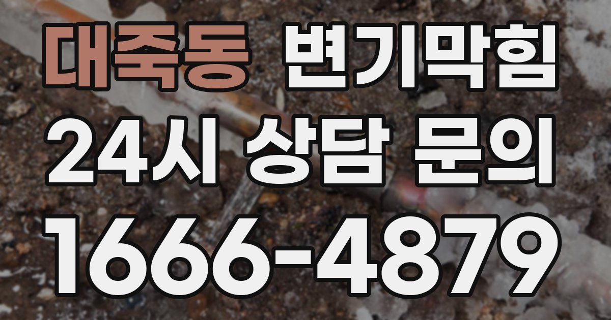 대죽동 변기