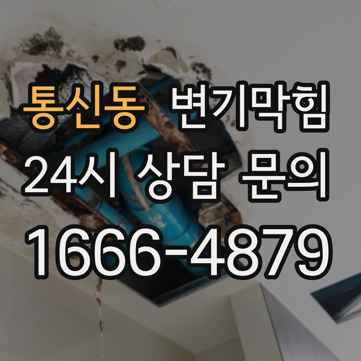 통신동 변기막힘 원룸 화장실역류 초기 경고 신호 포착