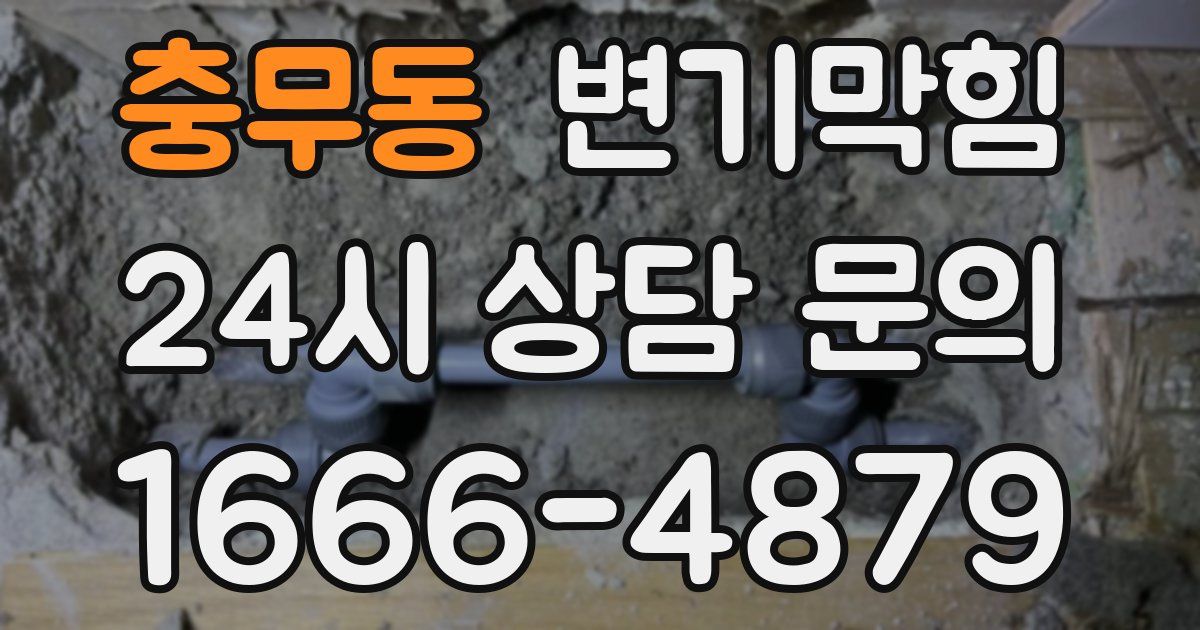 충무동 변기