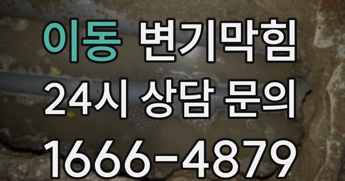 이동 변기