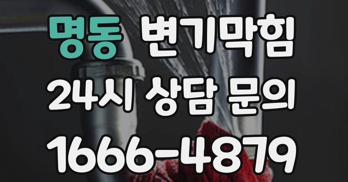 명동 변기