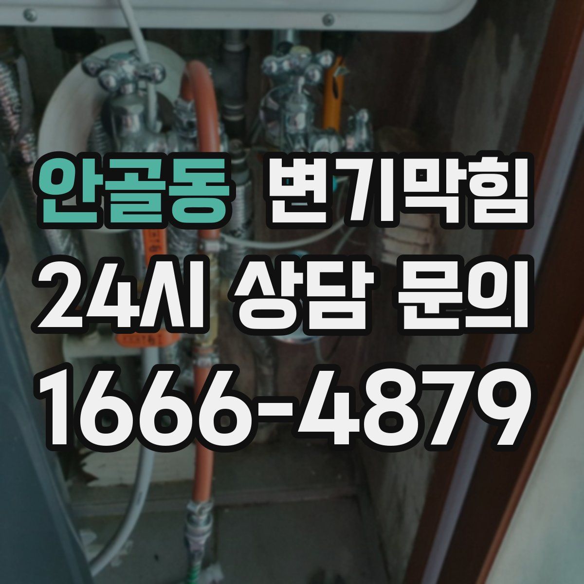 안골동 변기막힘