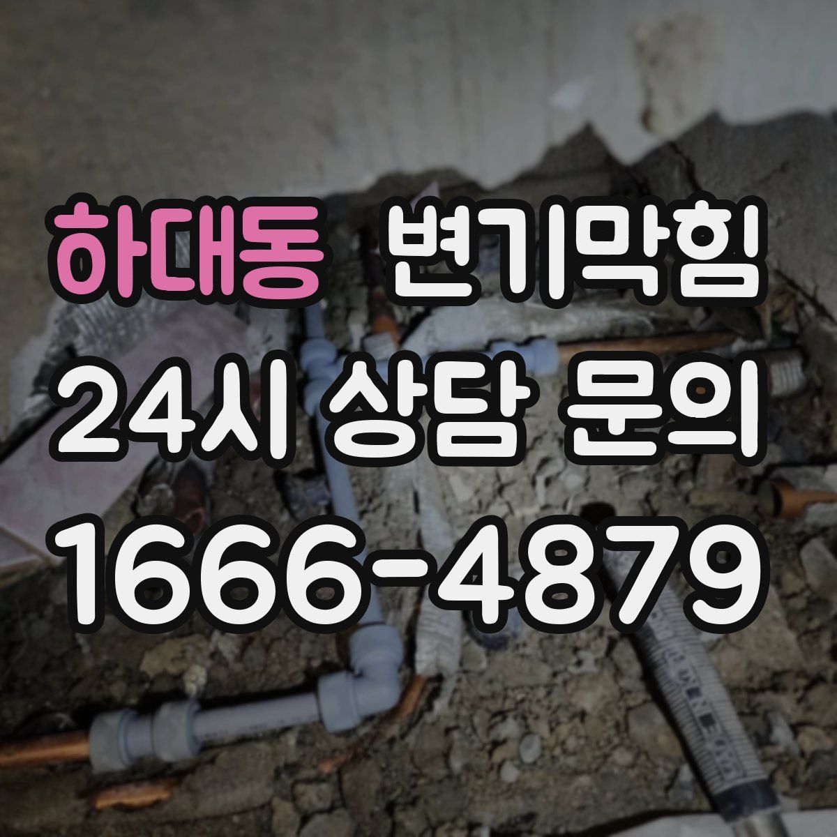 하대동 변기막힘