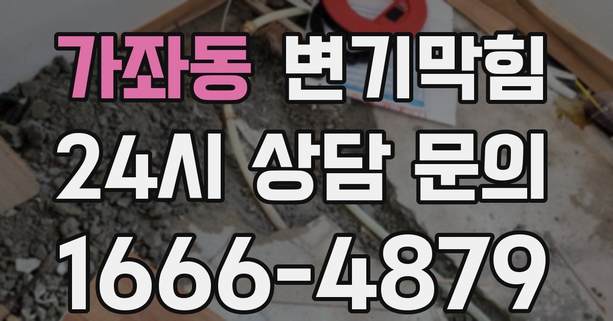 가좌동 변기