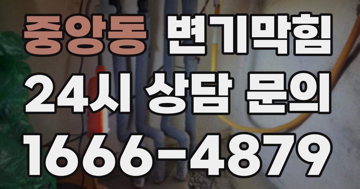 중앙동 변기