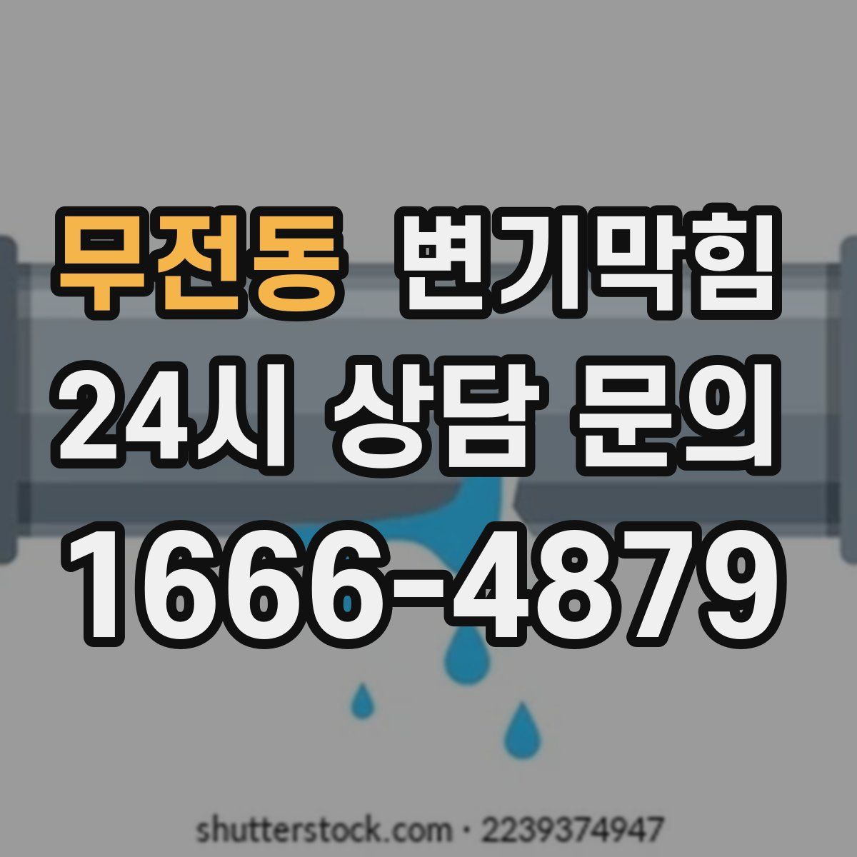무전동 변기막힘