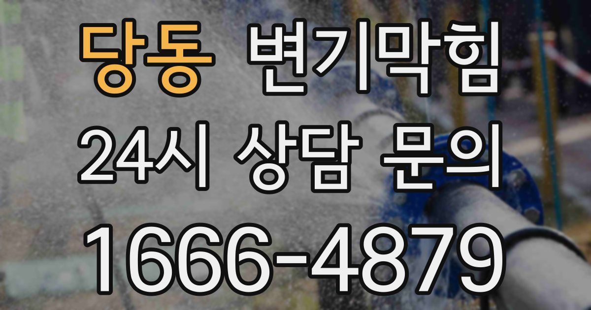당동 변기