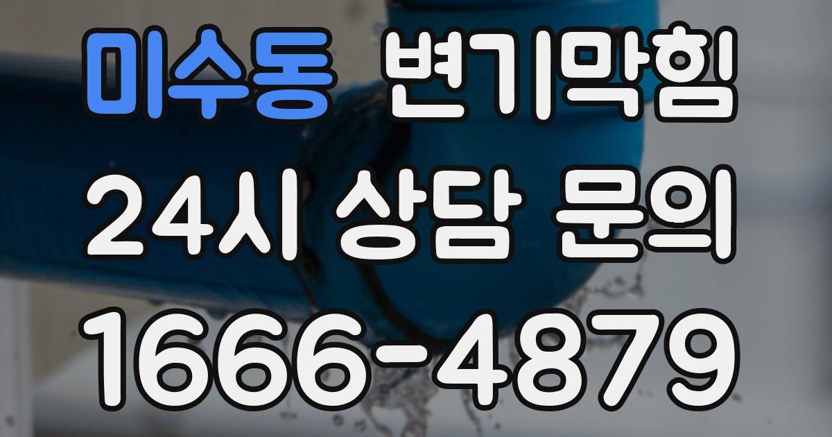 미수동 변기