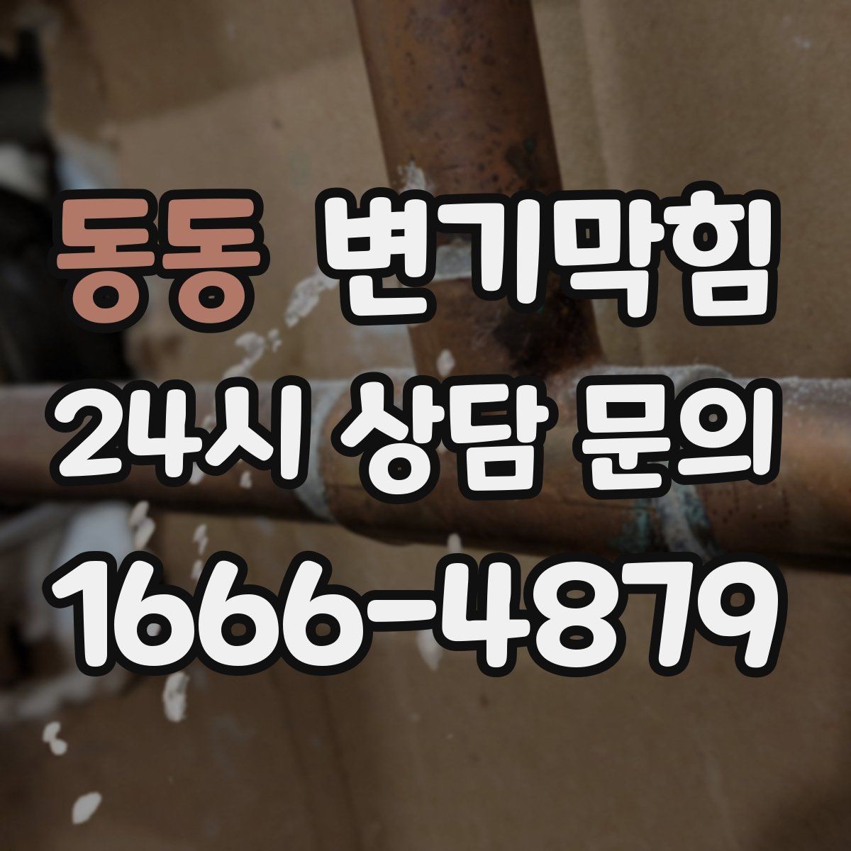 동동 변기막힘 아파트 화장실뚫기 고형 이물 즉시 회수