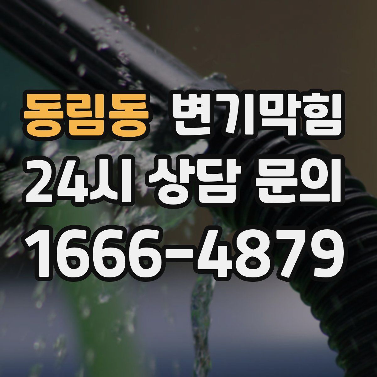 동림동 변기막힘