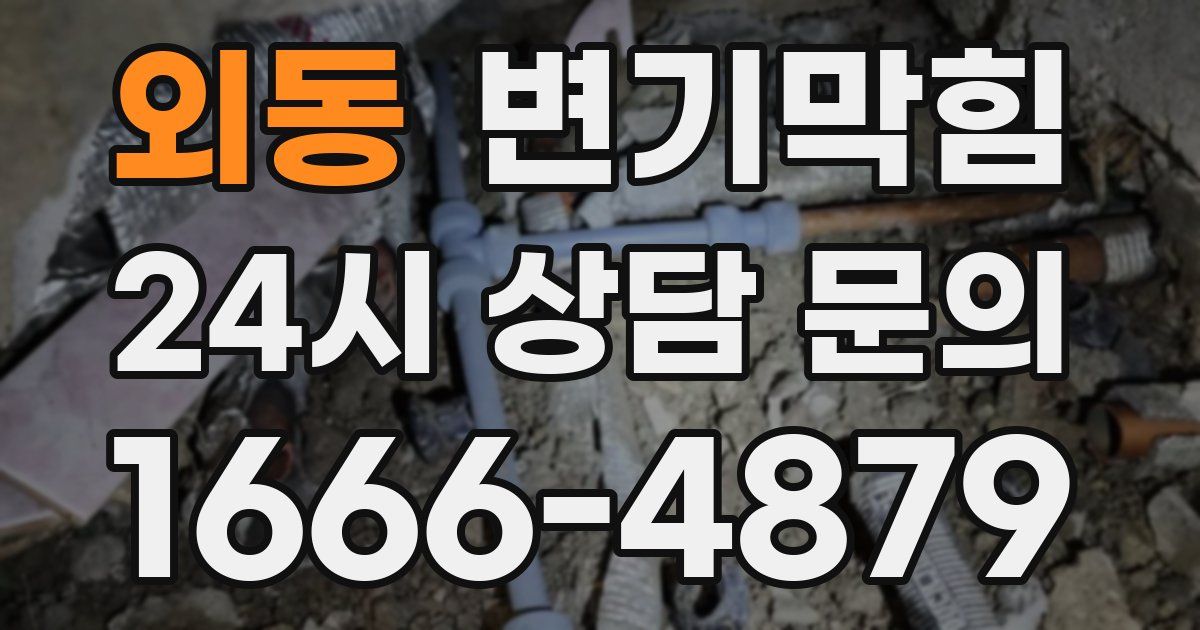 외동 변기