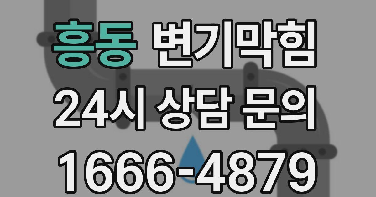 흥동 변기