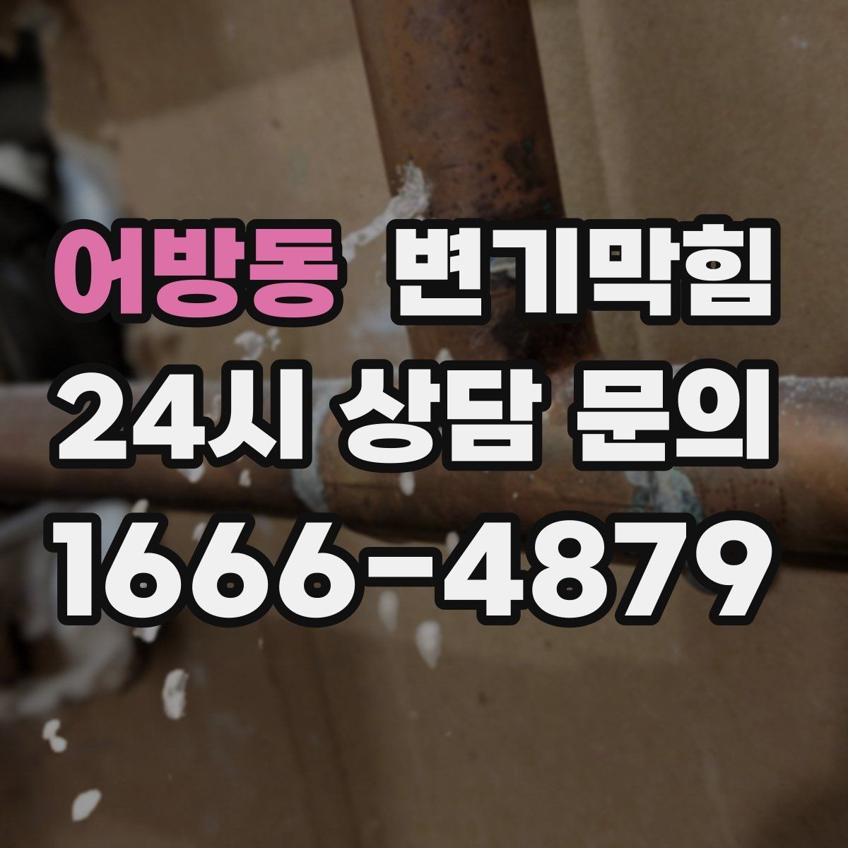 어방동 변기막힘 사무실 화장실뚫기 회의 전 30분 처리