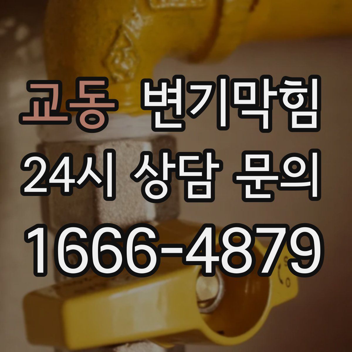 교동 변기막힘