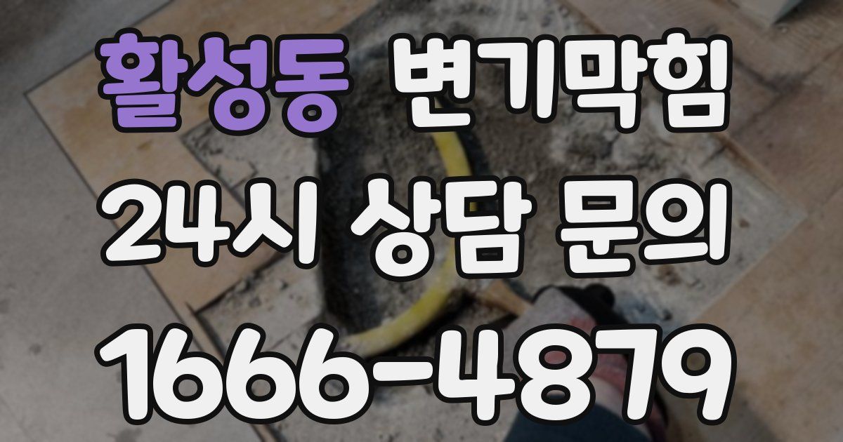 활성동 변기